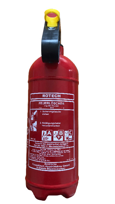 Pulverlöscher 2 kg mieten - für z.B. Auto, Wohnmobil u.v.m.