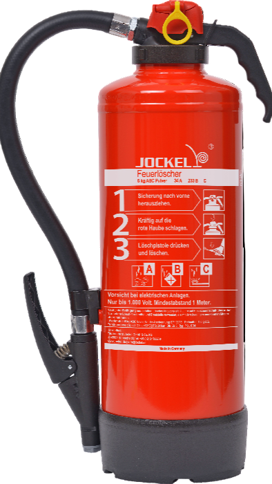 Pulverlöscher 6 kg mieten - 10LE für bis zu 100m2