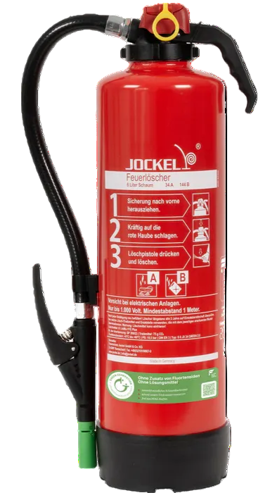 Fluorfrei Schaumlöscher 6 Liter mieten - 10LE für bis zu 100qm